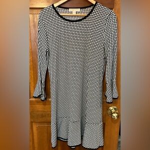 Michael Kors Geometric Black and White Dress